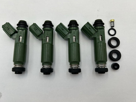 DENSO FUEL INJECTORS 23250-22040 FOR TOYOTA AVENSIS CELICA MR2 COROLLA 1ZZ x4