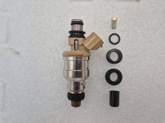 1x GENUINE RECONDITIONED DENSO Petrol Injector 195500-2180 Rx8 Turbo Mx5 MIATA Beige Cream Brown